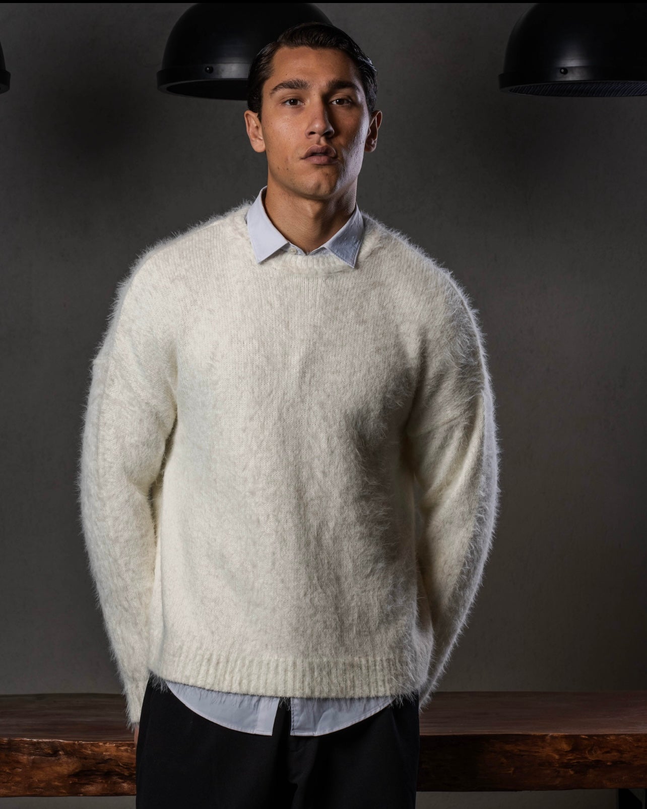 White Mohair Sweater