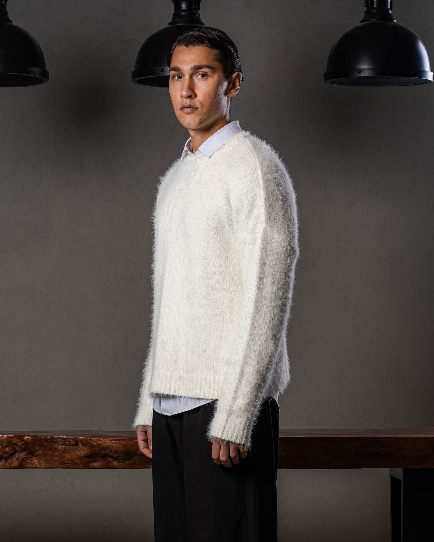 White Mohair Sweater