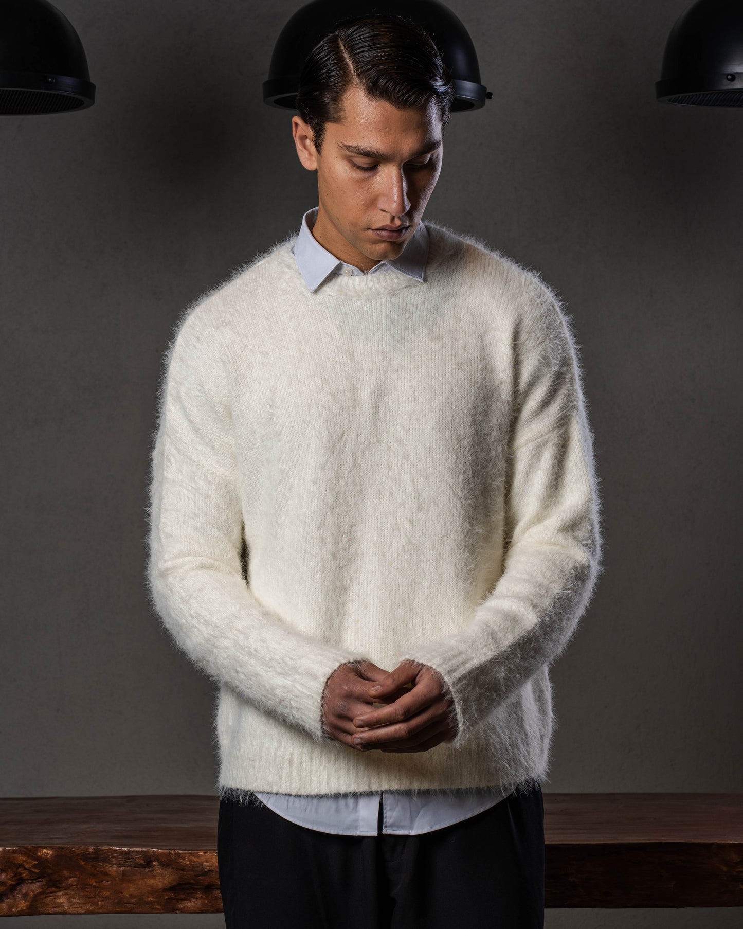 White Mohair Sweater