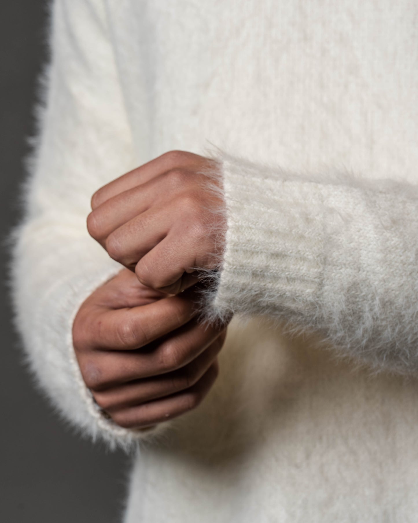 White Mohair Sweater