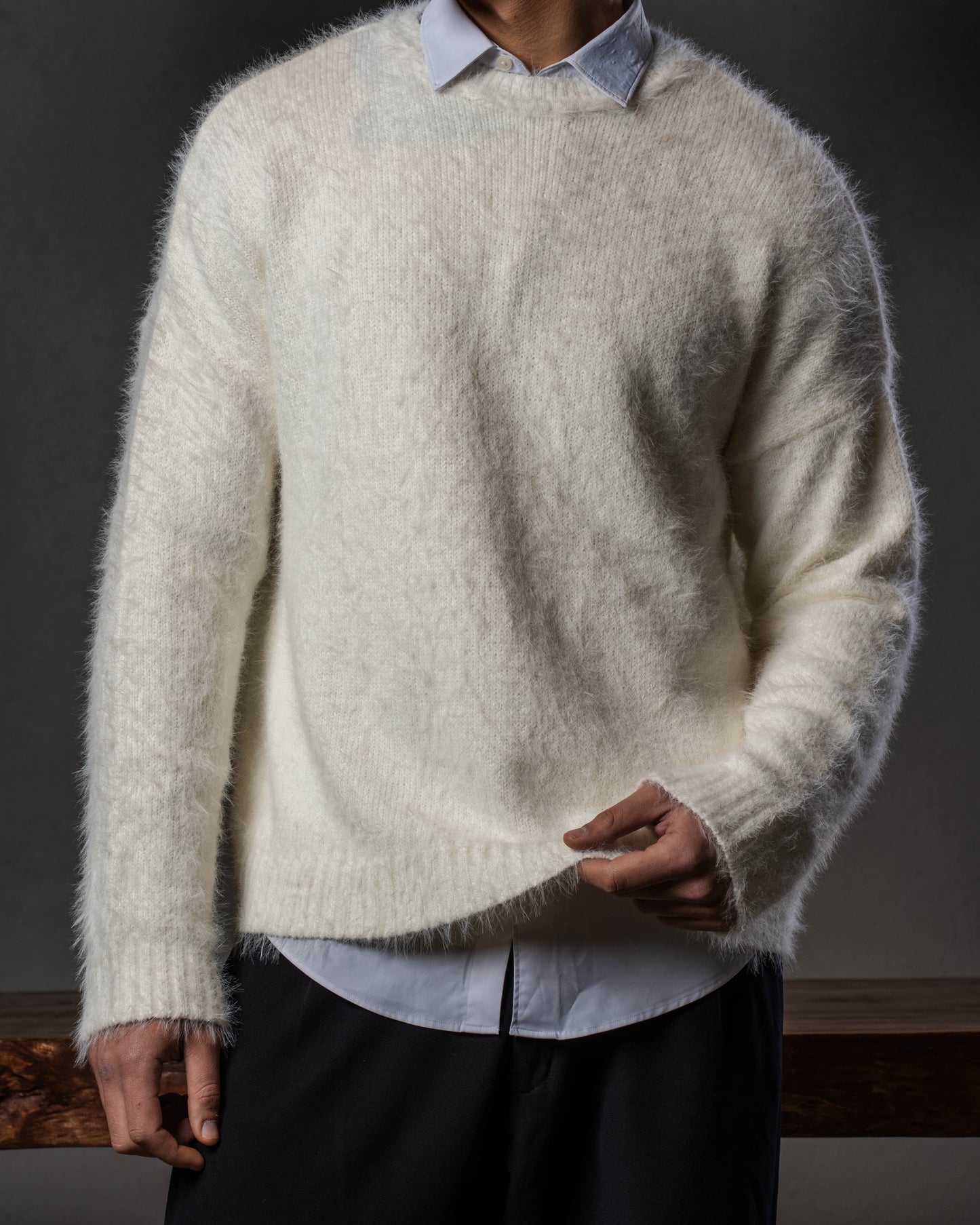 White Mohair Sweater