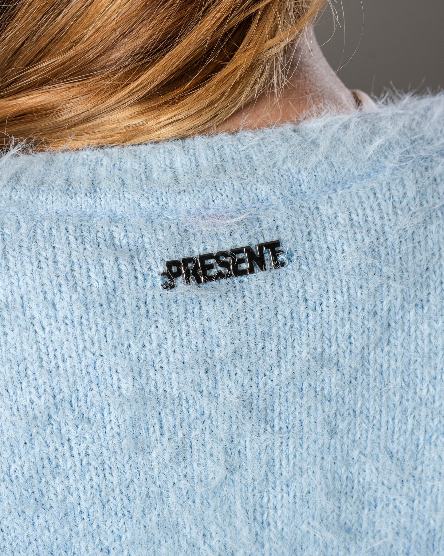 Baby Blue Mohair Sweater