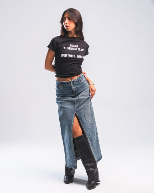 KM or me black top