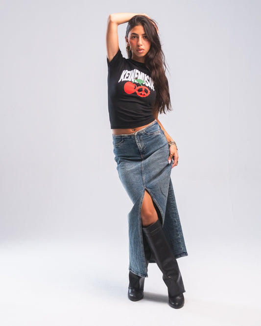 KM cherry top black