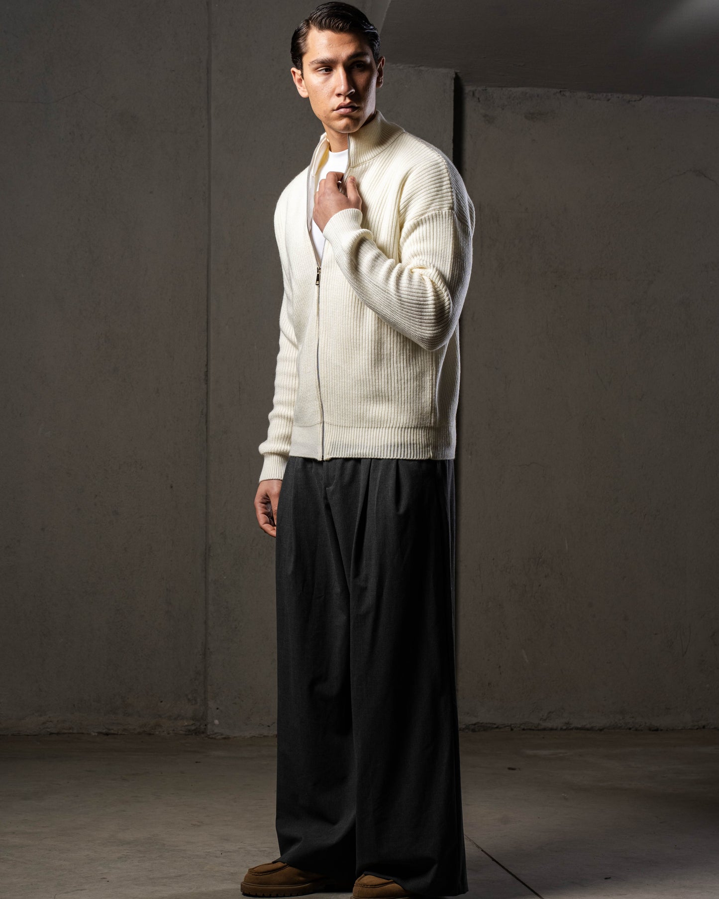 Off white Knitted Jacket