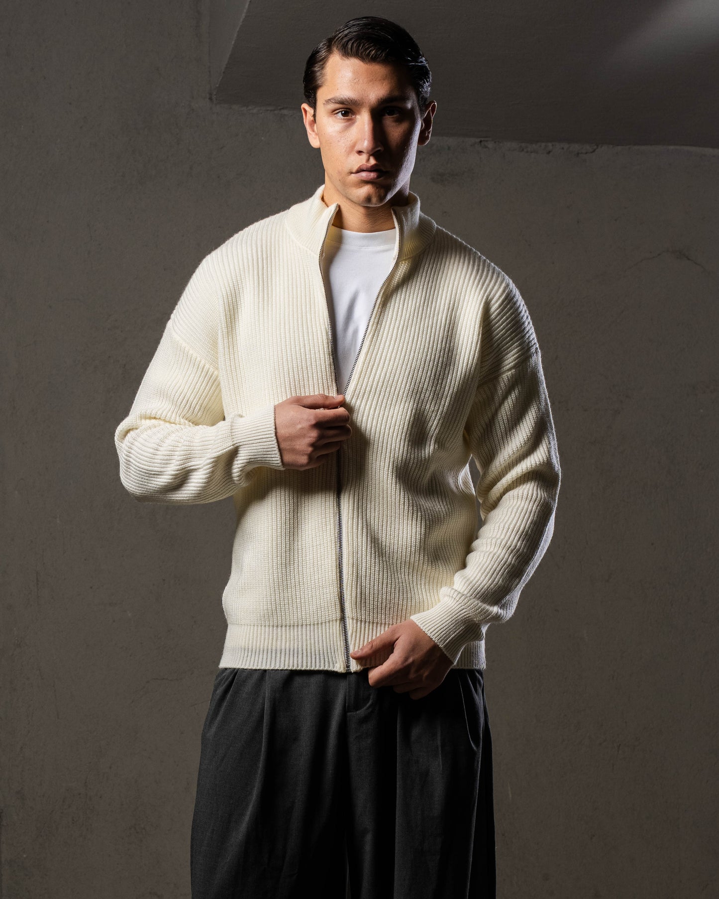 Off white Knitted Jacket