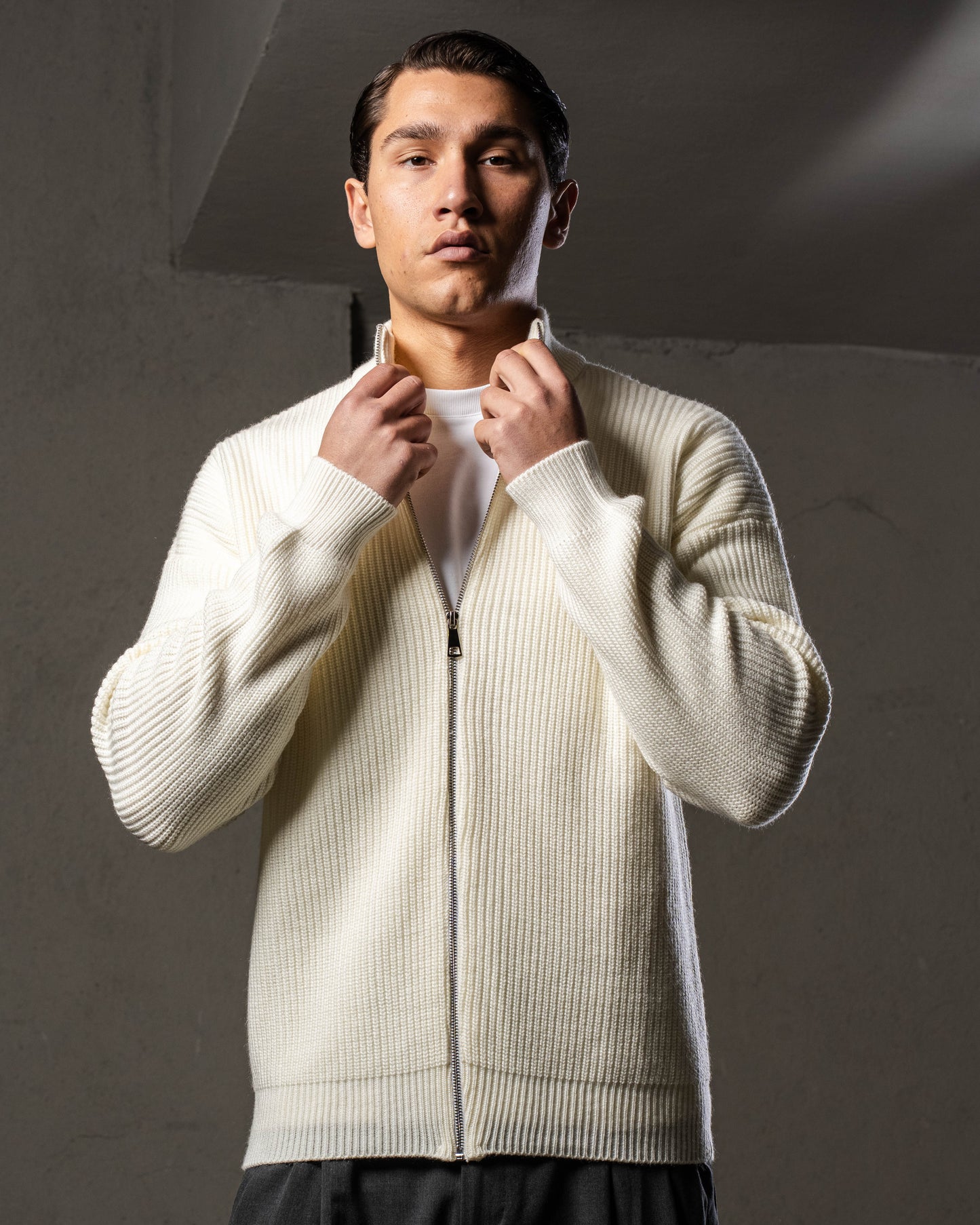 Off white Knitted Jacket