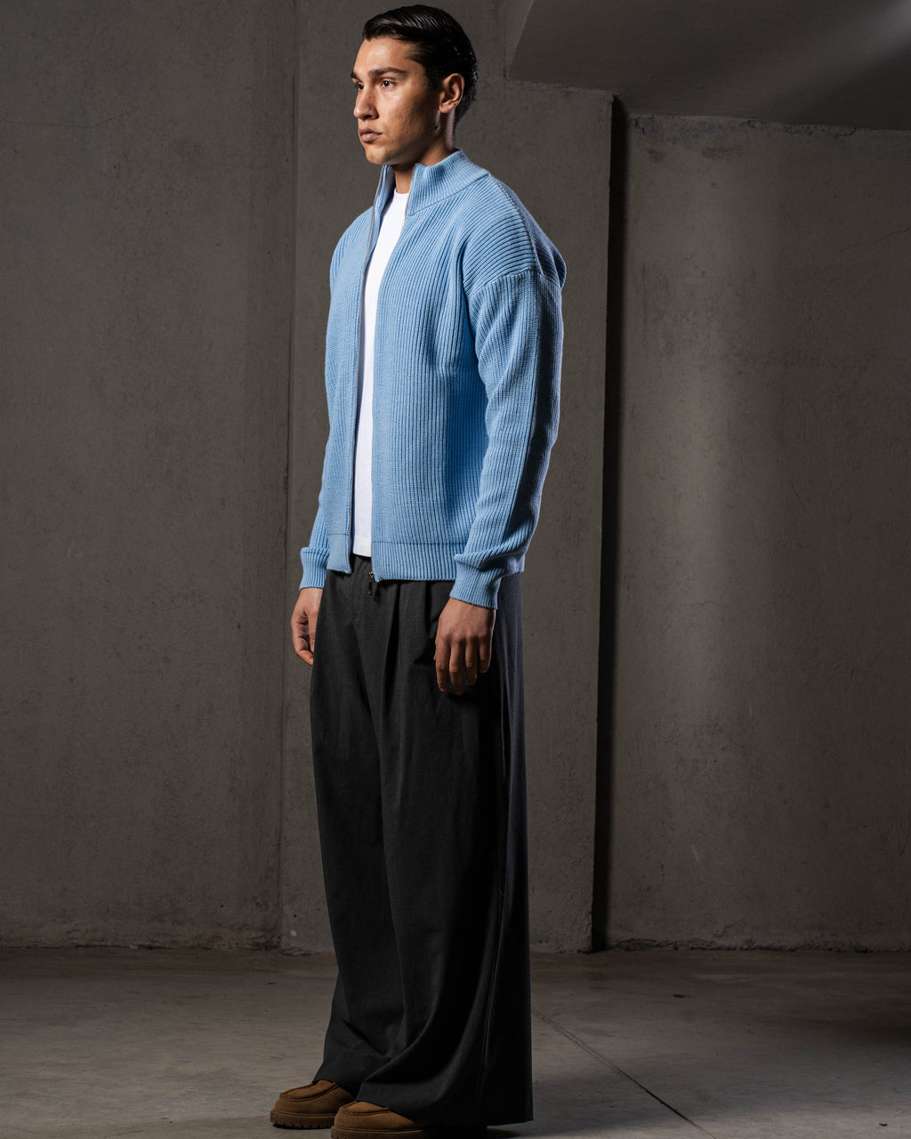 Baby Blue Knitted Jacket