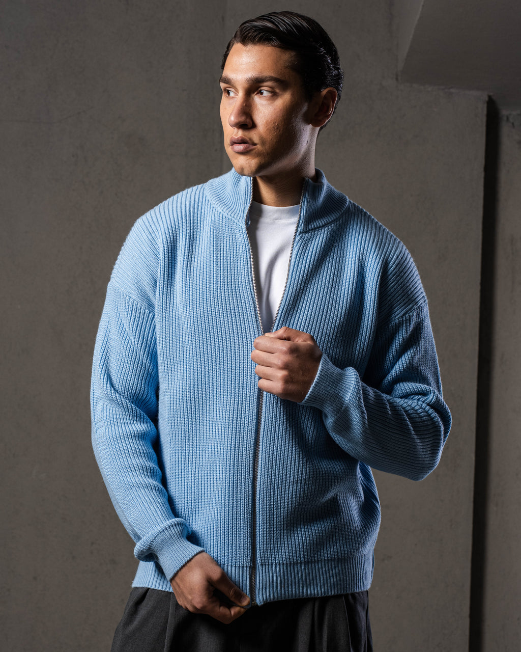 Baby Blue Knitted Jacket