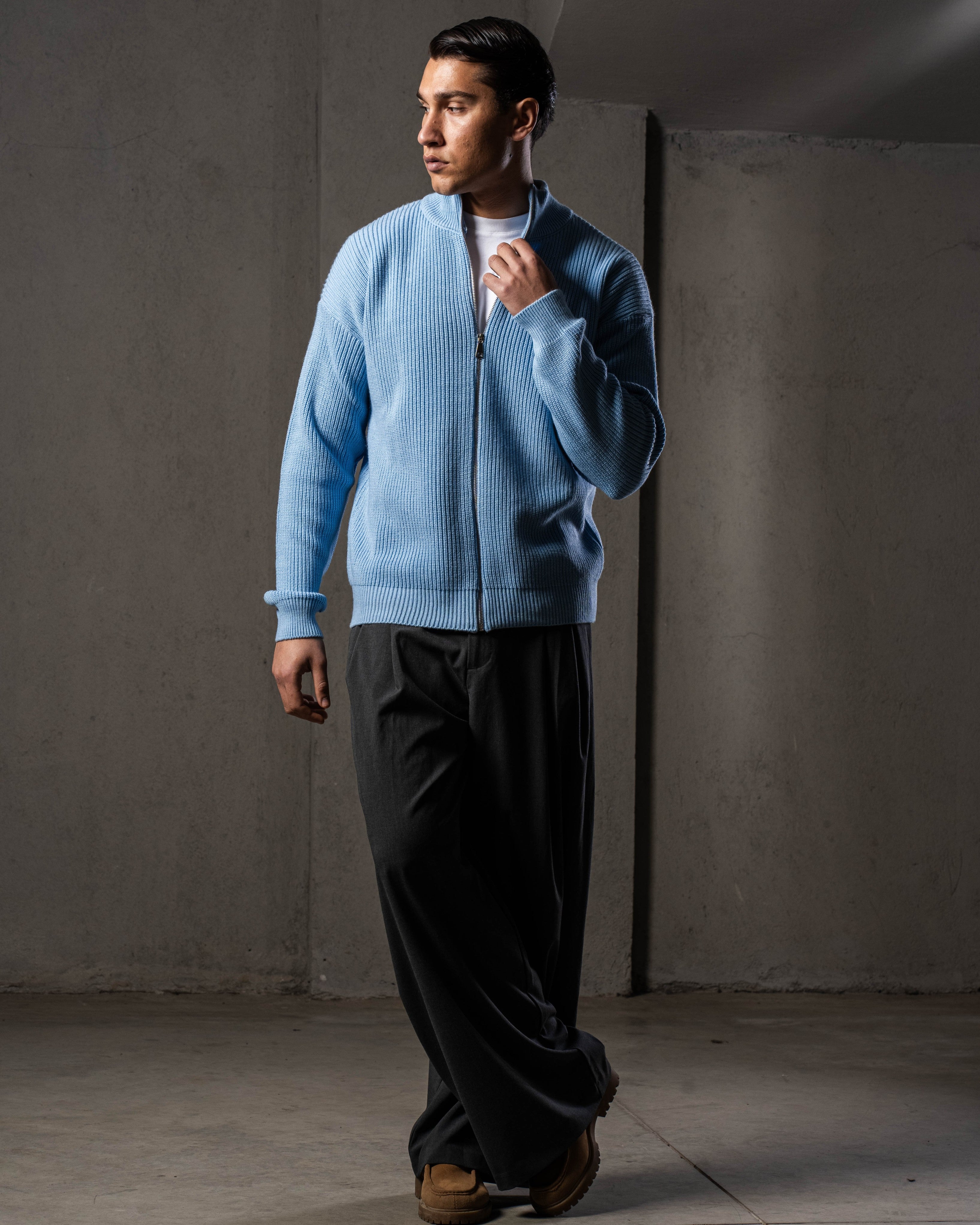 Baby Blue Knitted Jacket