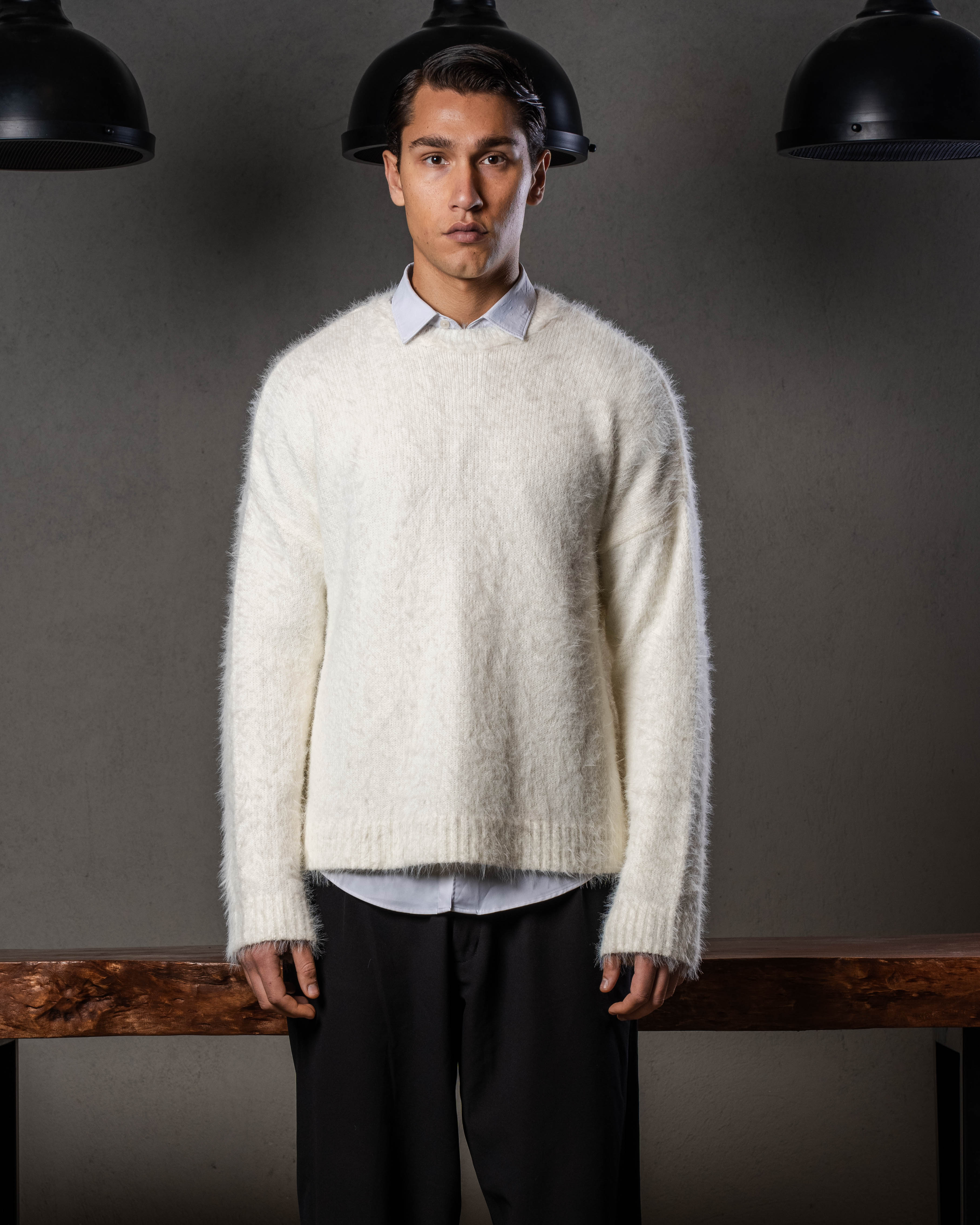 White Mohair Sweater