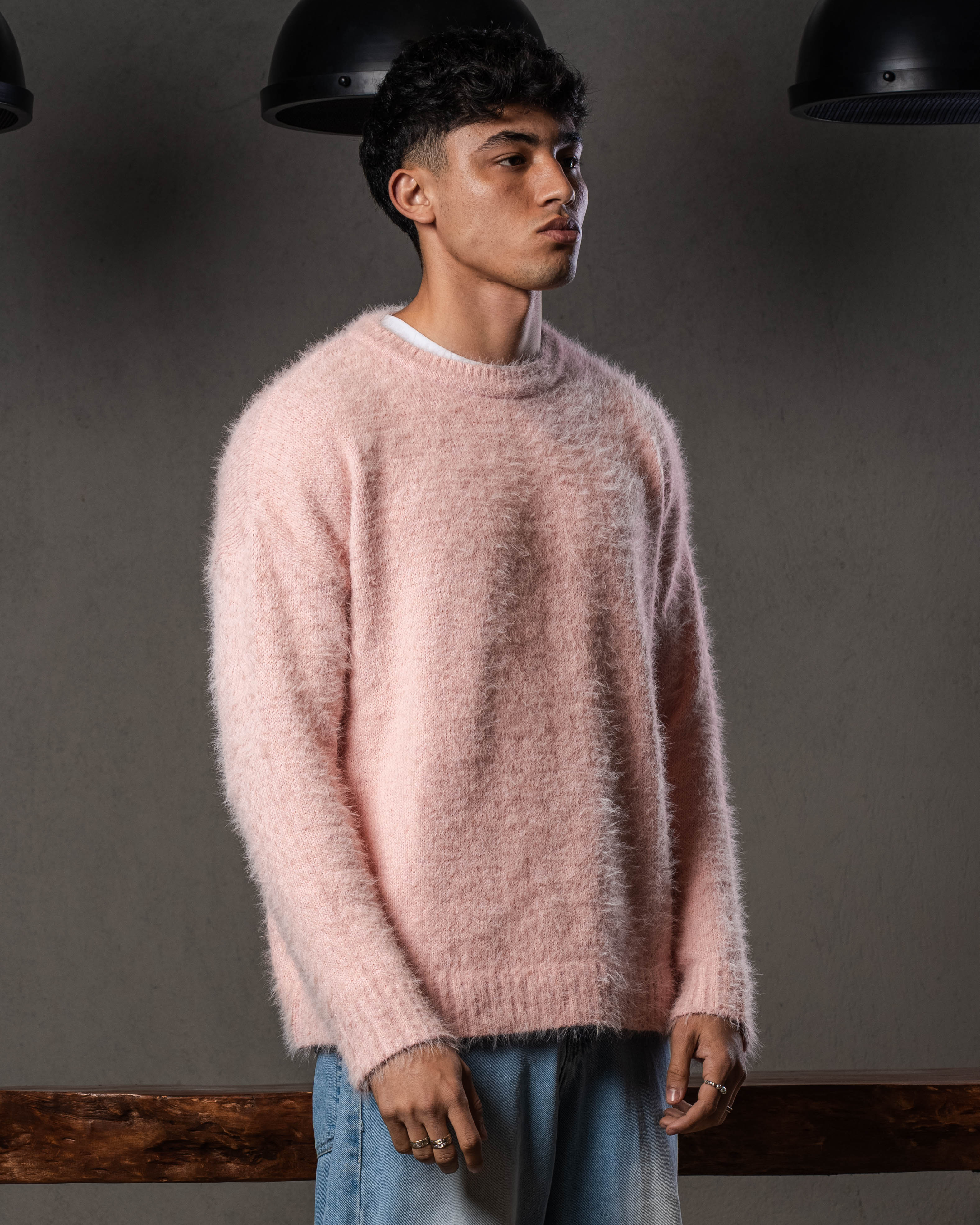 Pink Mohair Sweater