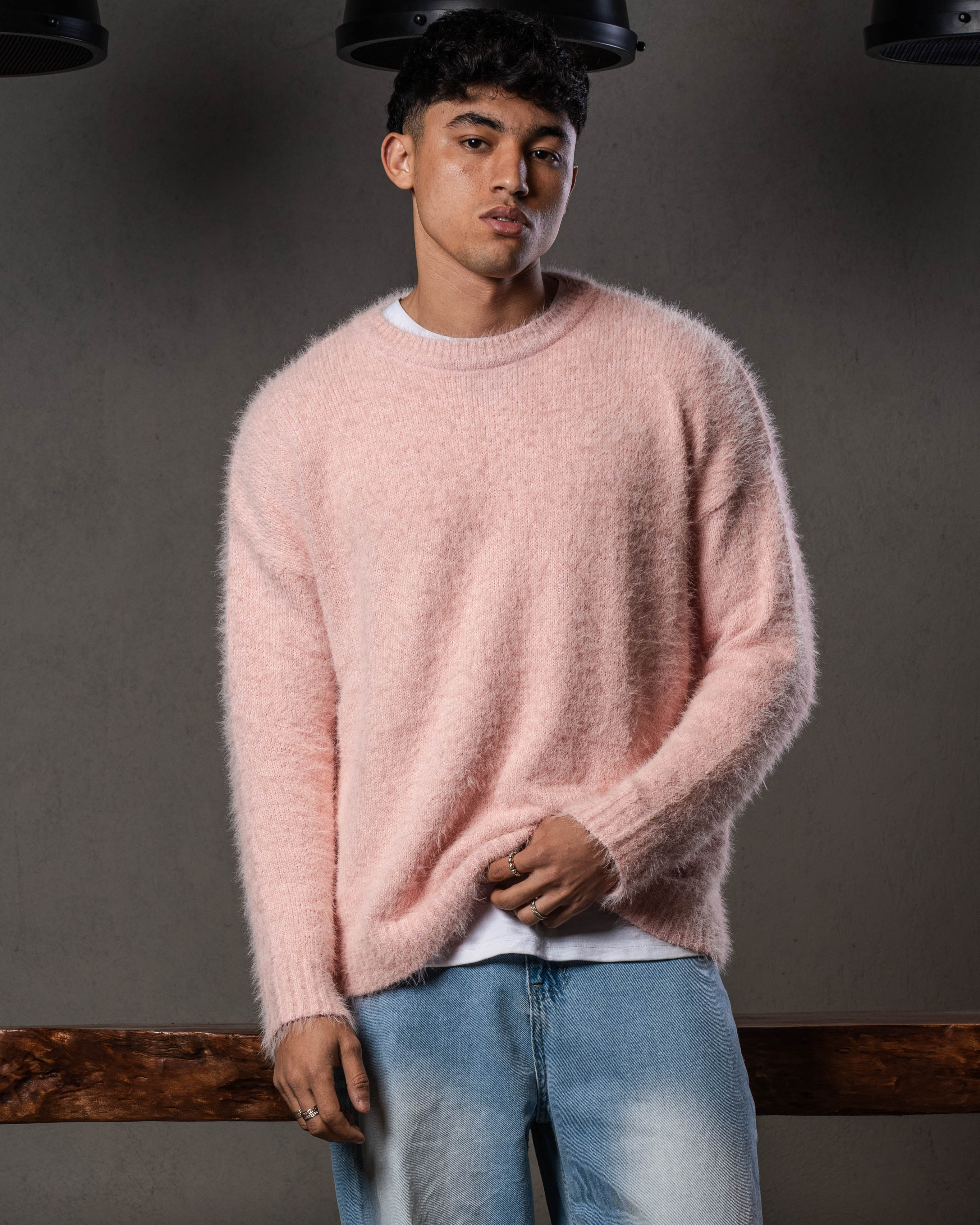 Pink Mohair Sweater