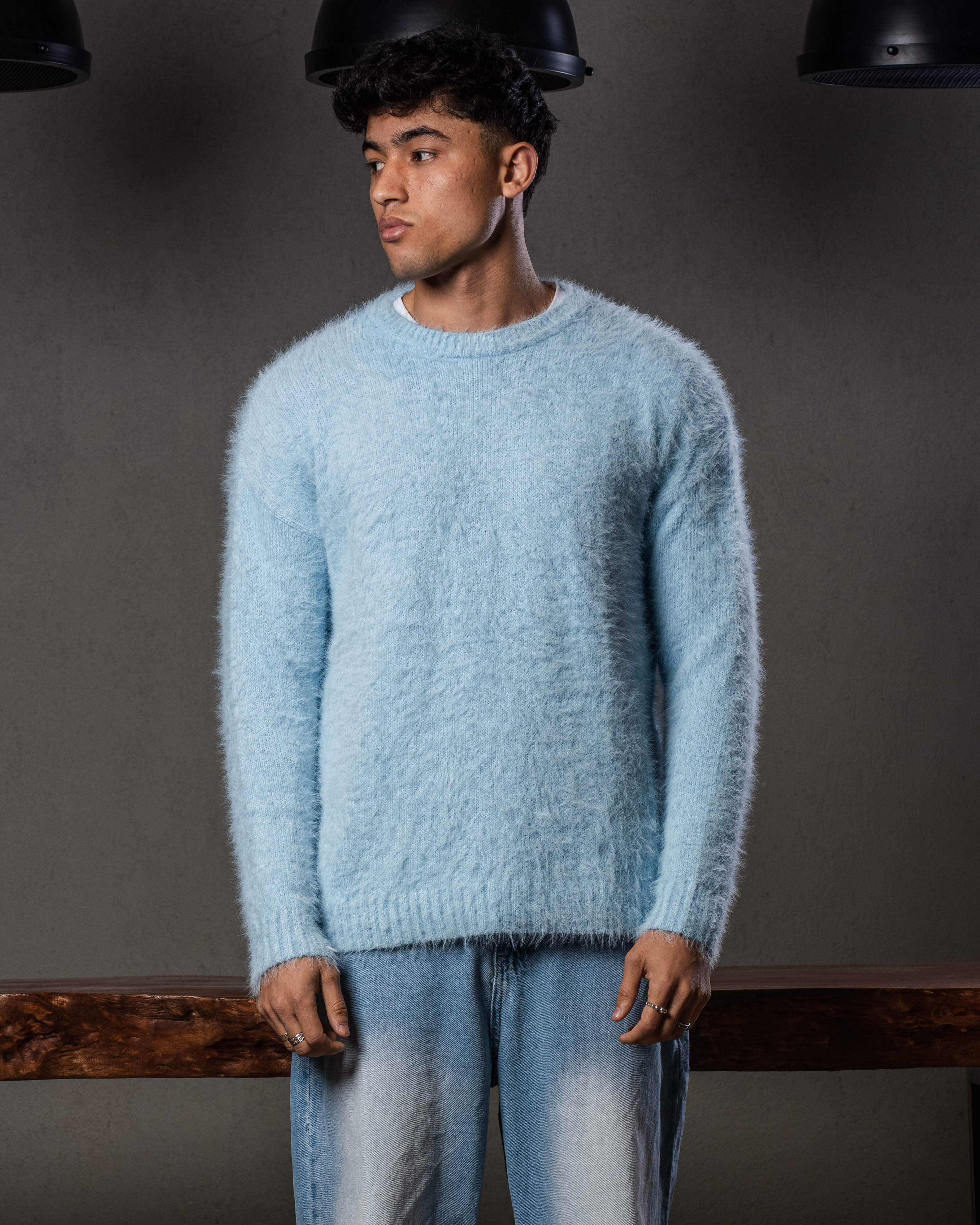 Baby Blue Mohair Sweater