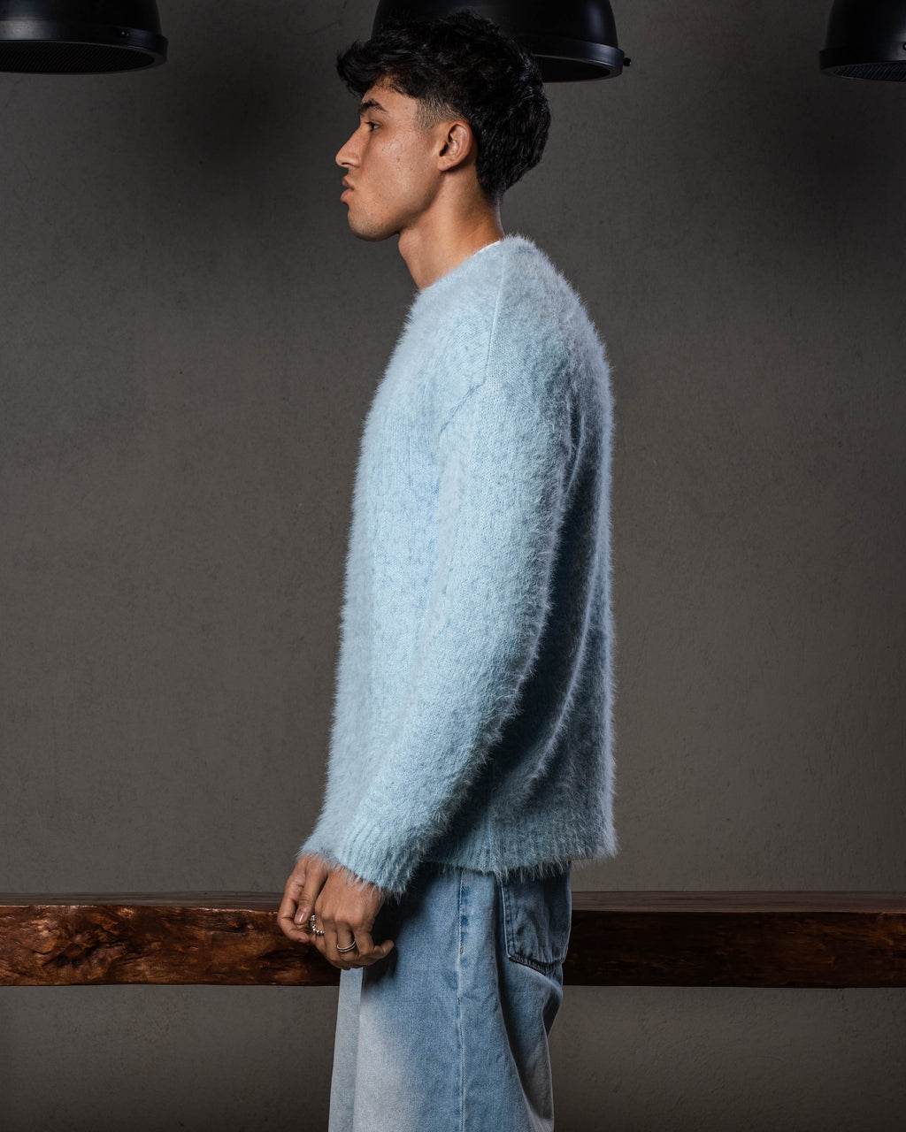 Baby Blue Mohair Sweater