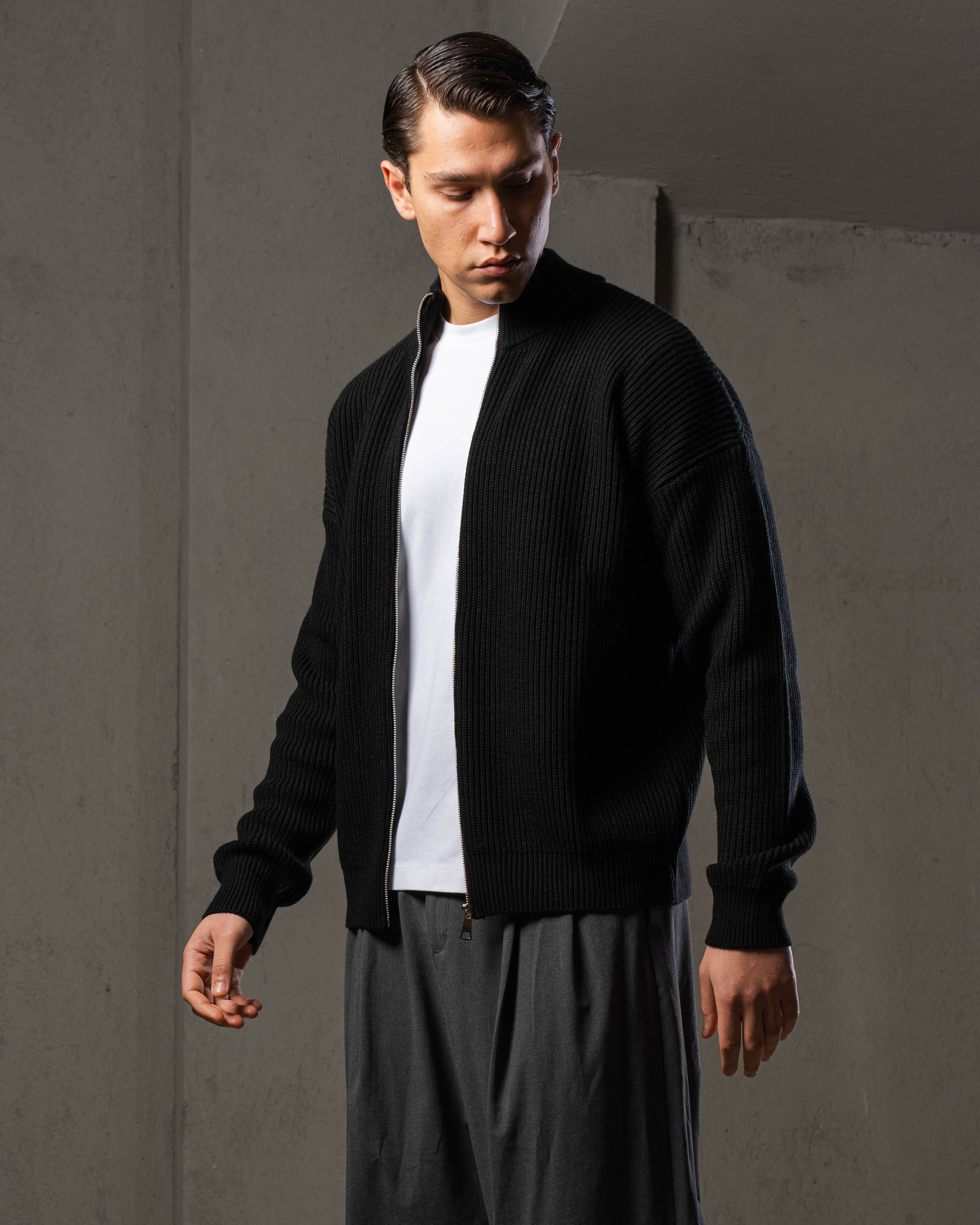 Black Knitted Jacket