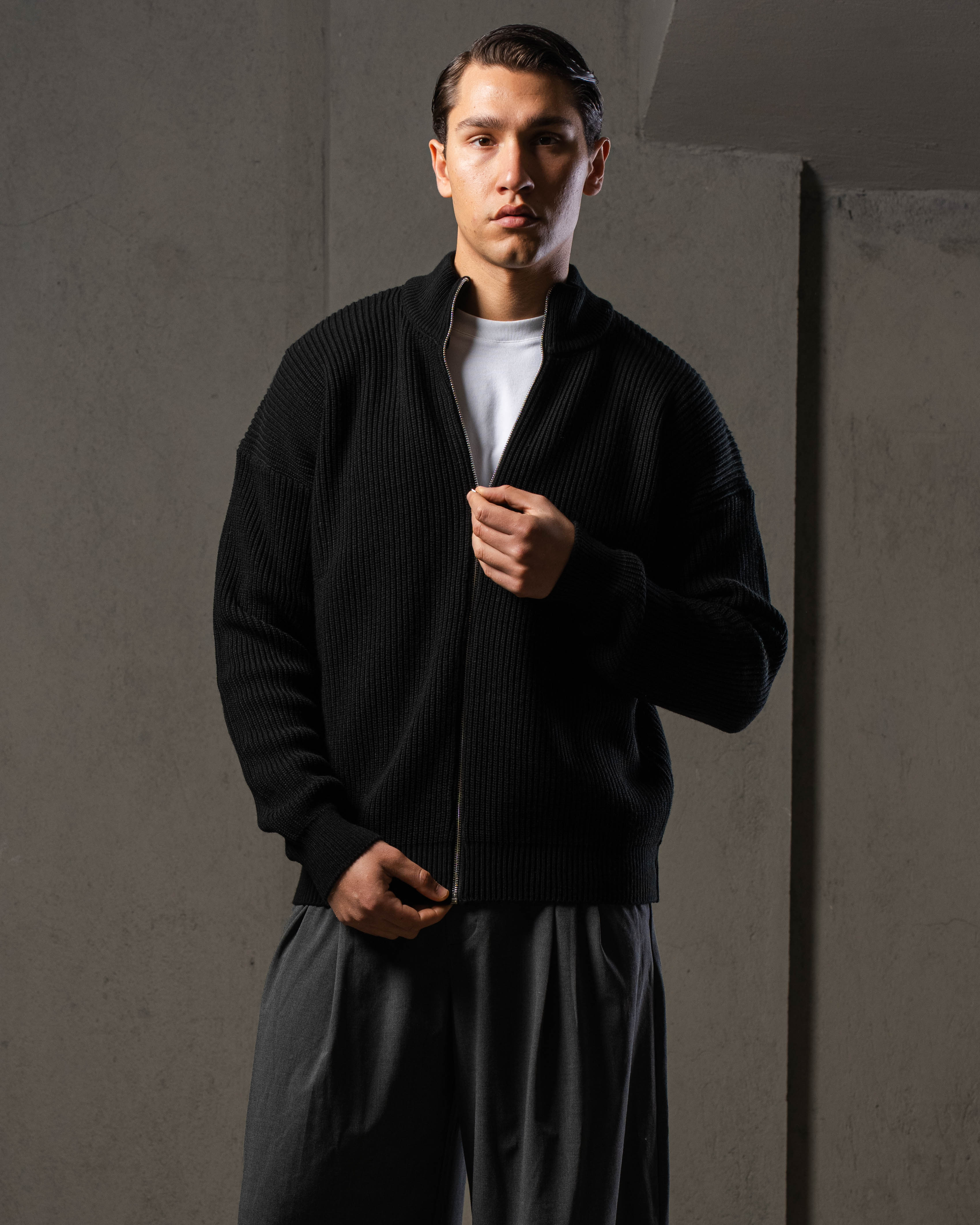 Black Knitted Jacket